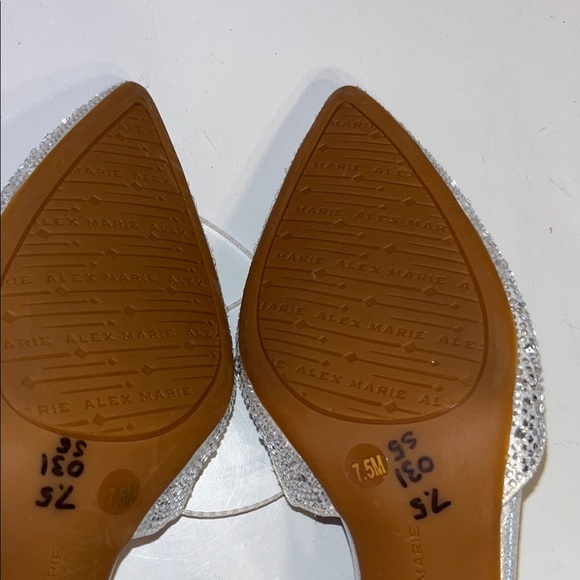 Alex Marie Sparkling Silver Heels - Picture 9 of 10